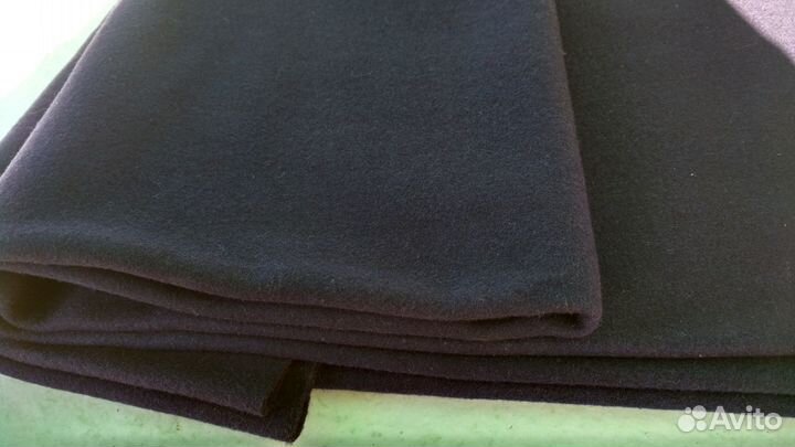 Отрез драпа темно-фиолетового цвета СССР