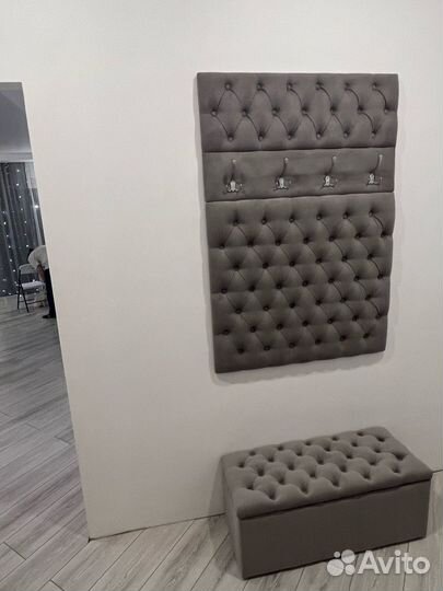 Вешалка в прихожую в каретной стяжке панель стенов