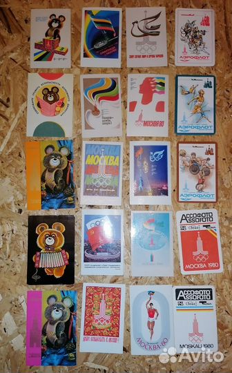 Карманные календарики СССР по темам