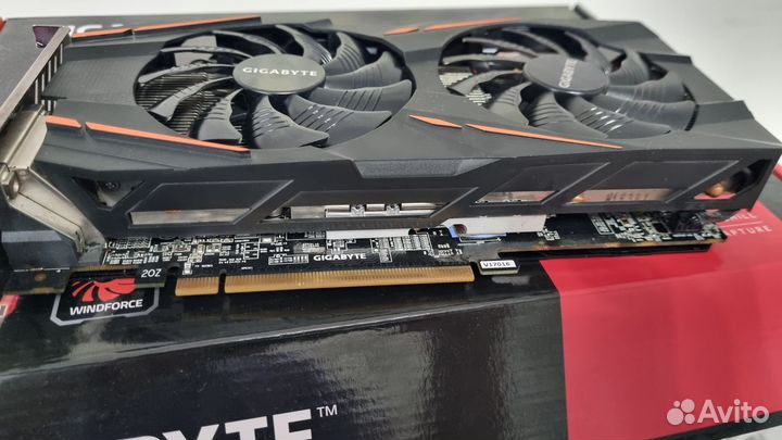 Видеокарта RX 570 4gb Gigabyte Radeon gaming 4G