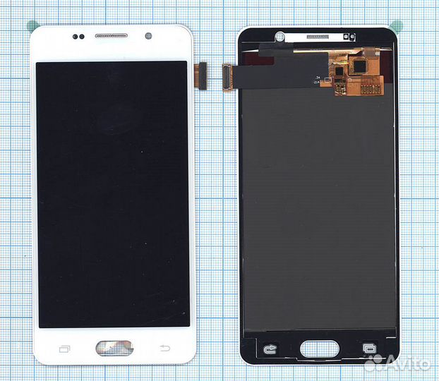 Дисплей Samsung Galaxy A5 2016 SM-A510F белый TFT