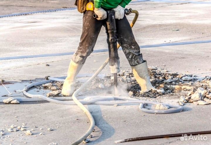 Отбойные молотки, компрессор, бетоноломы