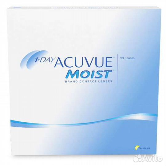 Линзы 1-DAY acuvue moist