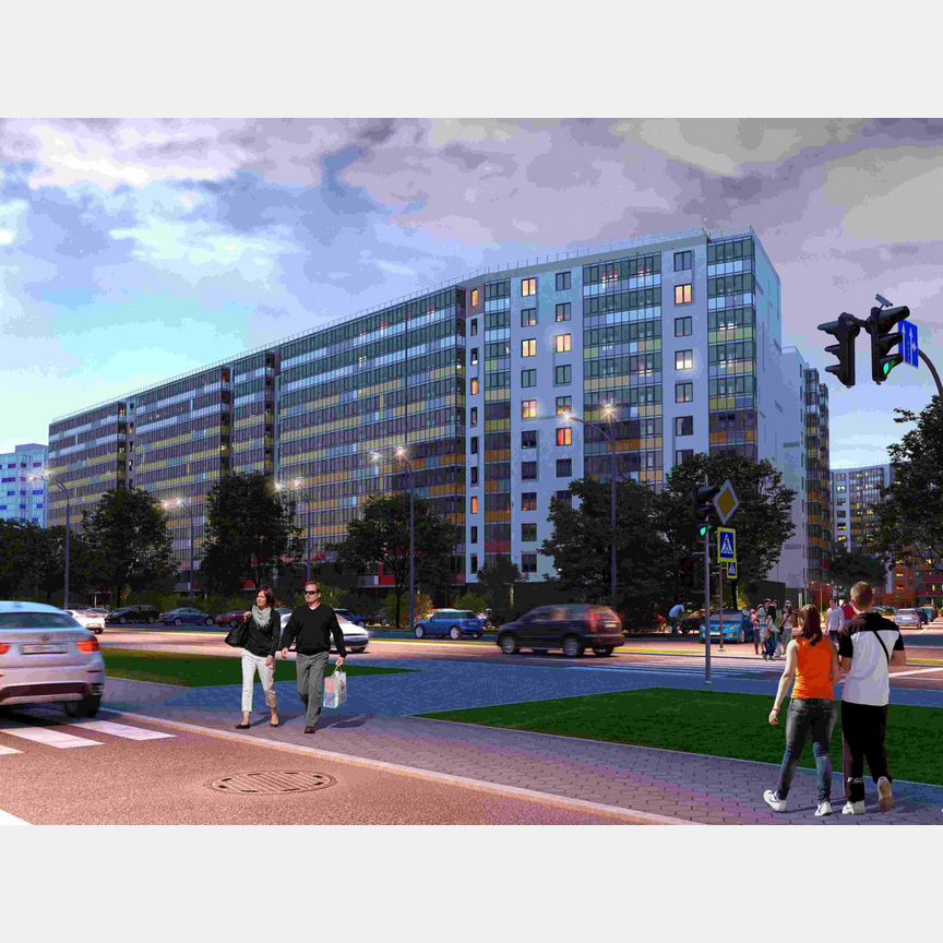 1-к. квартира, 37,8 м², 1/11 эт.