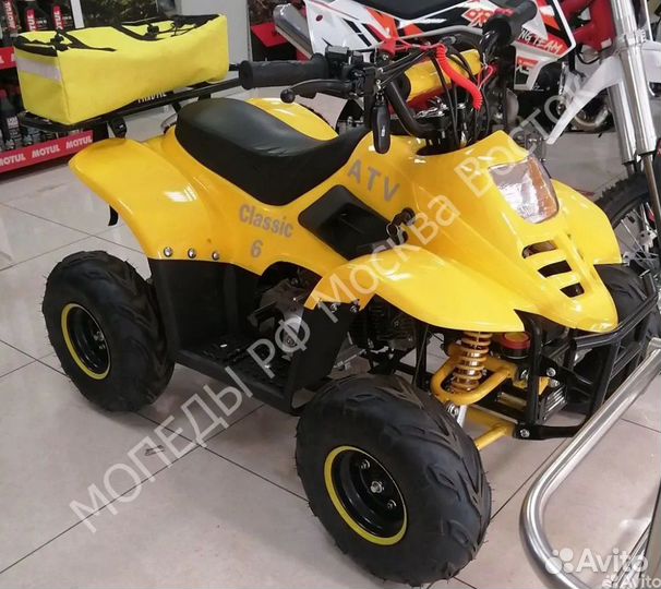 Детский квадроцикл ATV Classic 6 желтый