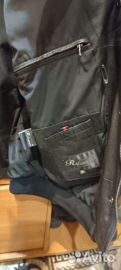 Кожаная куртка мужская 50 52 весна осень