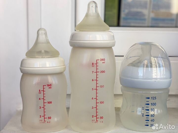 Бутылка для кормления Pigeon и Avent