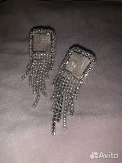 Брошь,серьги