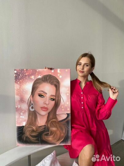 Портрет на холсте по фото