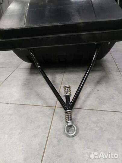 Сани волокуши люкс с крышкой