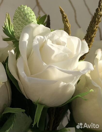 Цветы подарок ручная работа розы