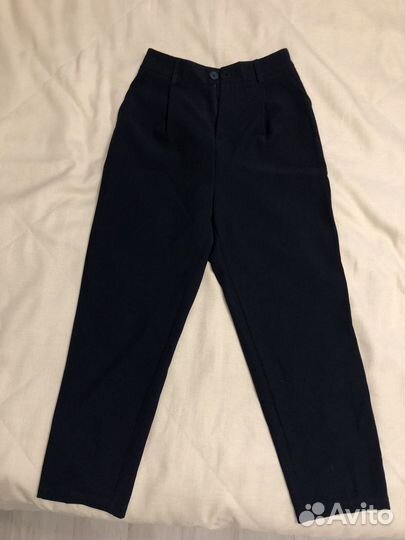 Брюки темно синие женские