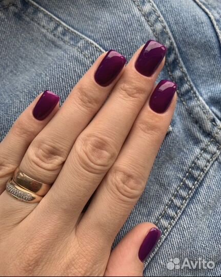 Гель-лак,коррекция нарощенных ногтей