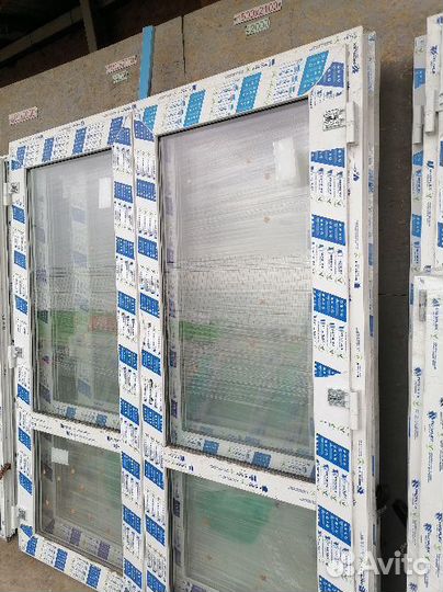 Дверь двухстворчатая пвх