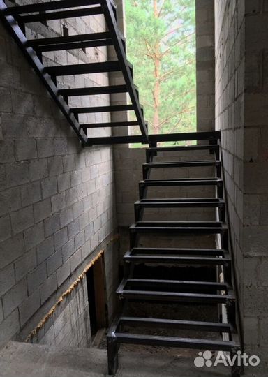 Лестницы с поворотом под ключ