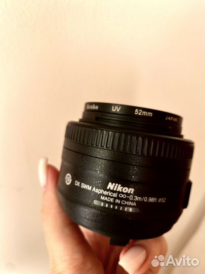 Объектив Nikon 35mm f/1.8G AF-S DX Nikkor