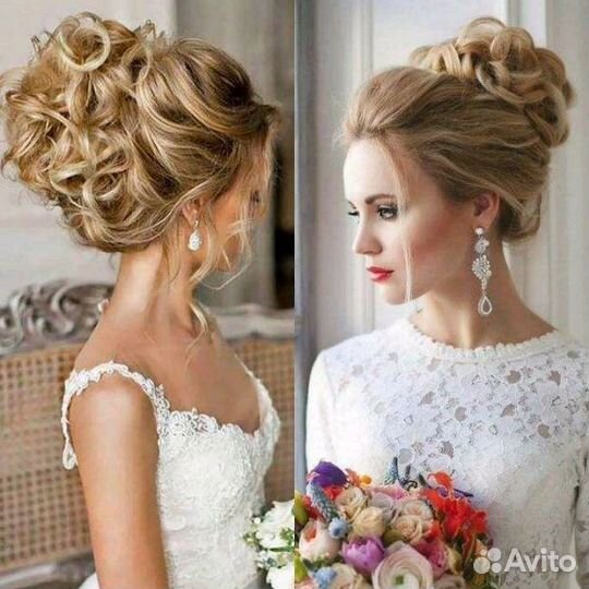 Вечерние и свадебные прически. Укладка. Макияж