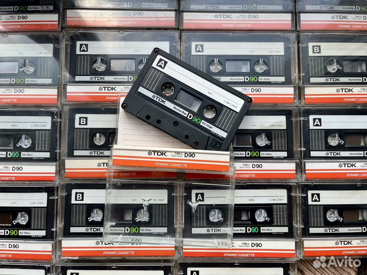 Аудиокассеты TDK D-90, из 80-х
