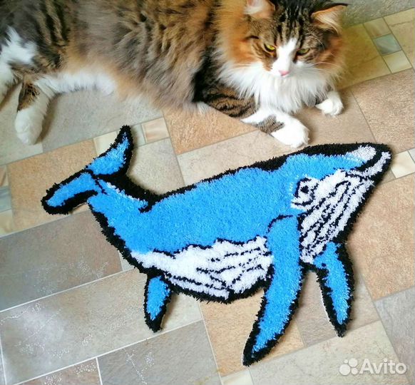 Тафтинговый Коврик Дельфинчик