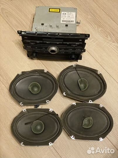 Штатная автомагнитола на Mazda CX-7 2008 г.в