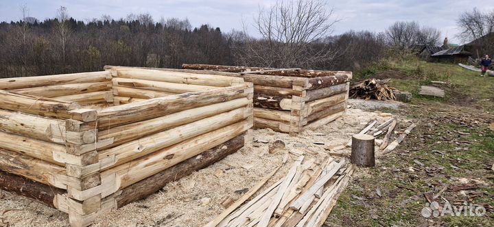 Сруб бани 3х3