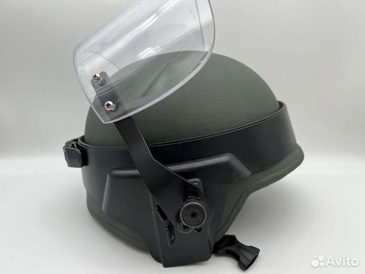 Баллистический шлем с забралом олива