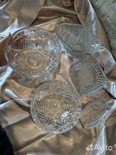 Хрустальная салатница