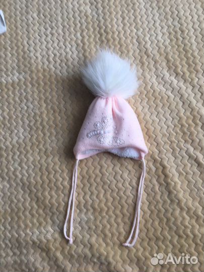 Шапка для новорождённых (девочки)
