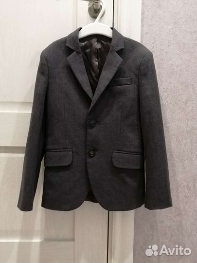 Пиджак школьный для мальчика 128
