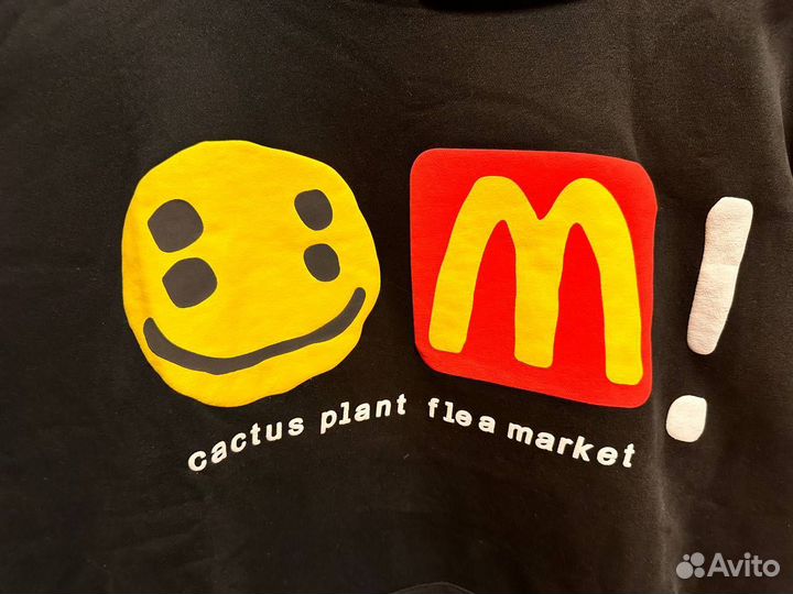 Чёрное худи Cactus Jack McDonalds