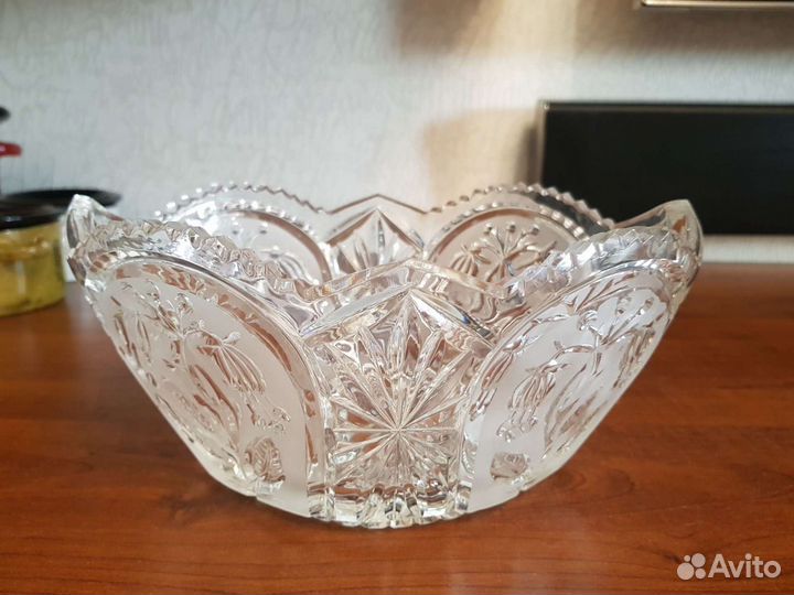 Хрусталь ссср. Вазы и статуэтки