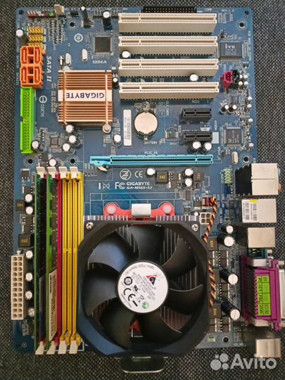 Мать ам2, Athlon 64 X2 5000+, видео, 2 GB DDR2