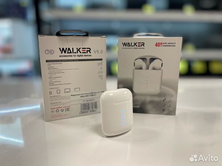 New/Беспроводные наушники Bluetooth TWS walker WTS