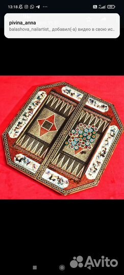 Иранские нарды ручной работы Хатам Кари