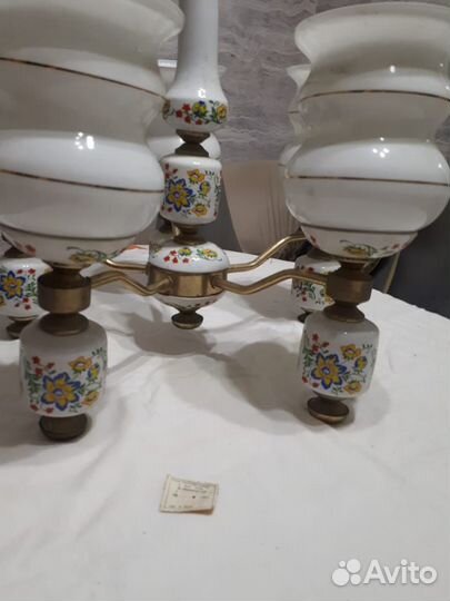 Винтажная люстра потолочная