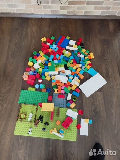 Рассыпуха Лего дупло (части фермы, рандом детали)