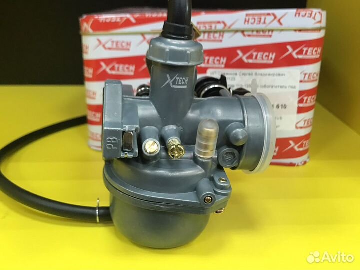Карбюратор 110-125см3 (обогатитель под трос) X-TEC