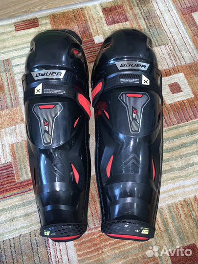 Щитки хоккейные Bauer vapor 3x размер 16