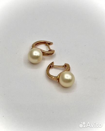 Серьги золотые