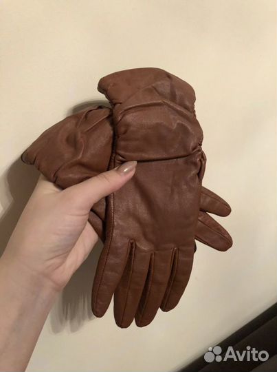 Перчатки нат. кожа