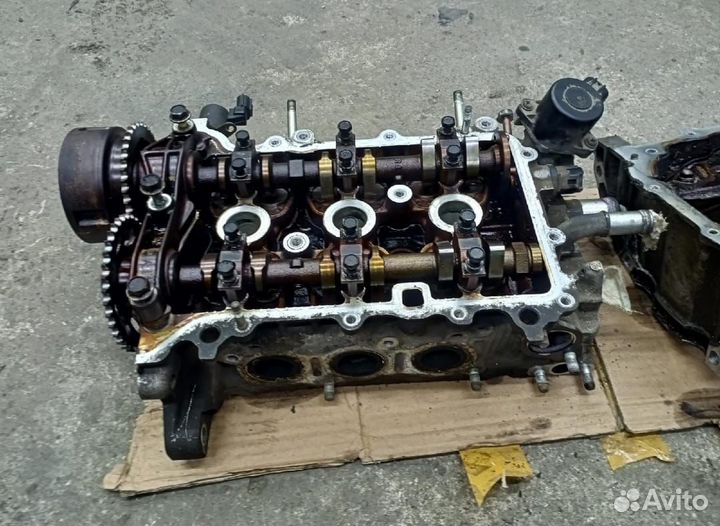 Головка блока Toyota 1KR-FE ГБЦ в сборе