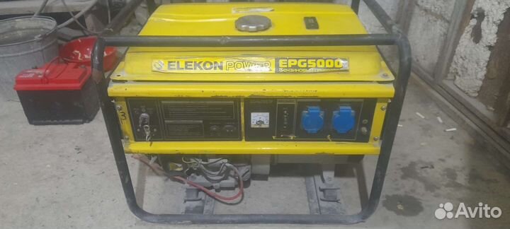 Генератор бензиновый 5 квт бу