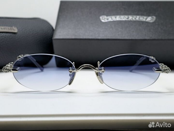 Очки Chrome Hearts Piles 1 голубые