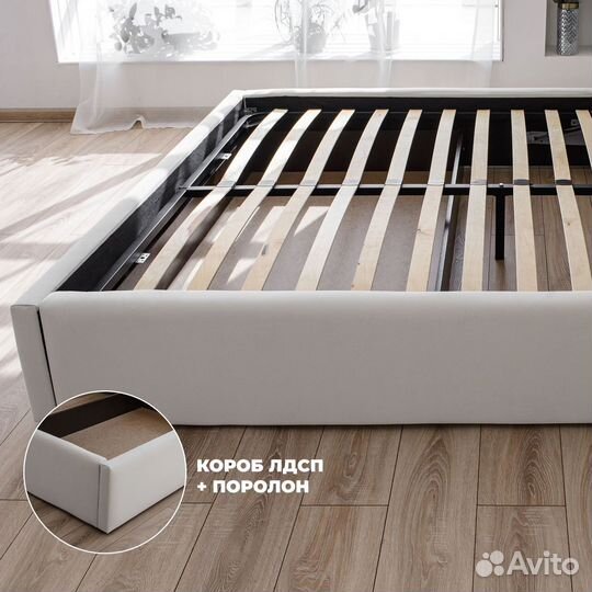 Кровать 140х200 с подъемным механизмом и матрасом