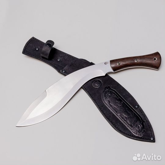 Нож Мачете-5 Кукри - сталь 65х13, рукоять венге