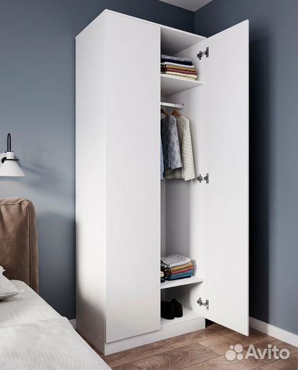 Шкаф узкий распашной от производителя 800.1