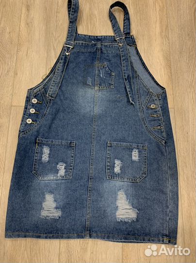 Джинсовый сарафан