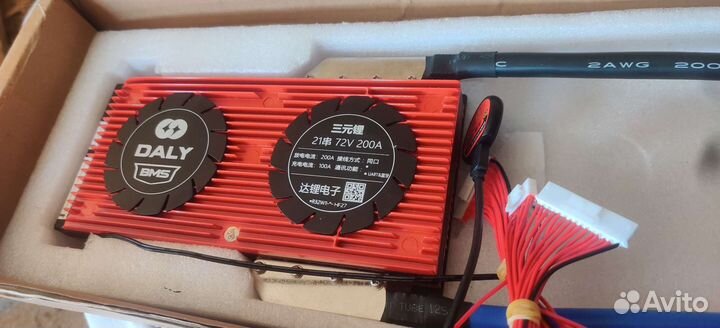 Плата контроля BMS 21S 200A универсальная