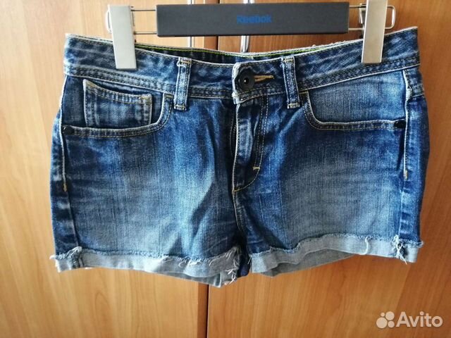 Джинсовые шорты adidas