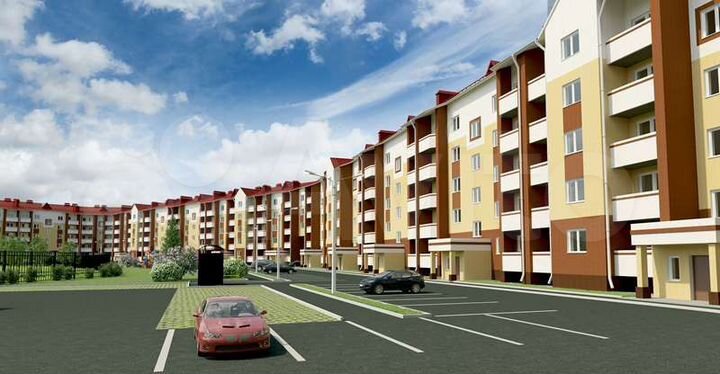 2-к. квартира, 53,9 м², 5/5 эт.